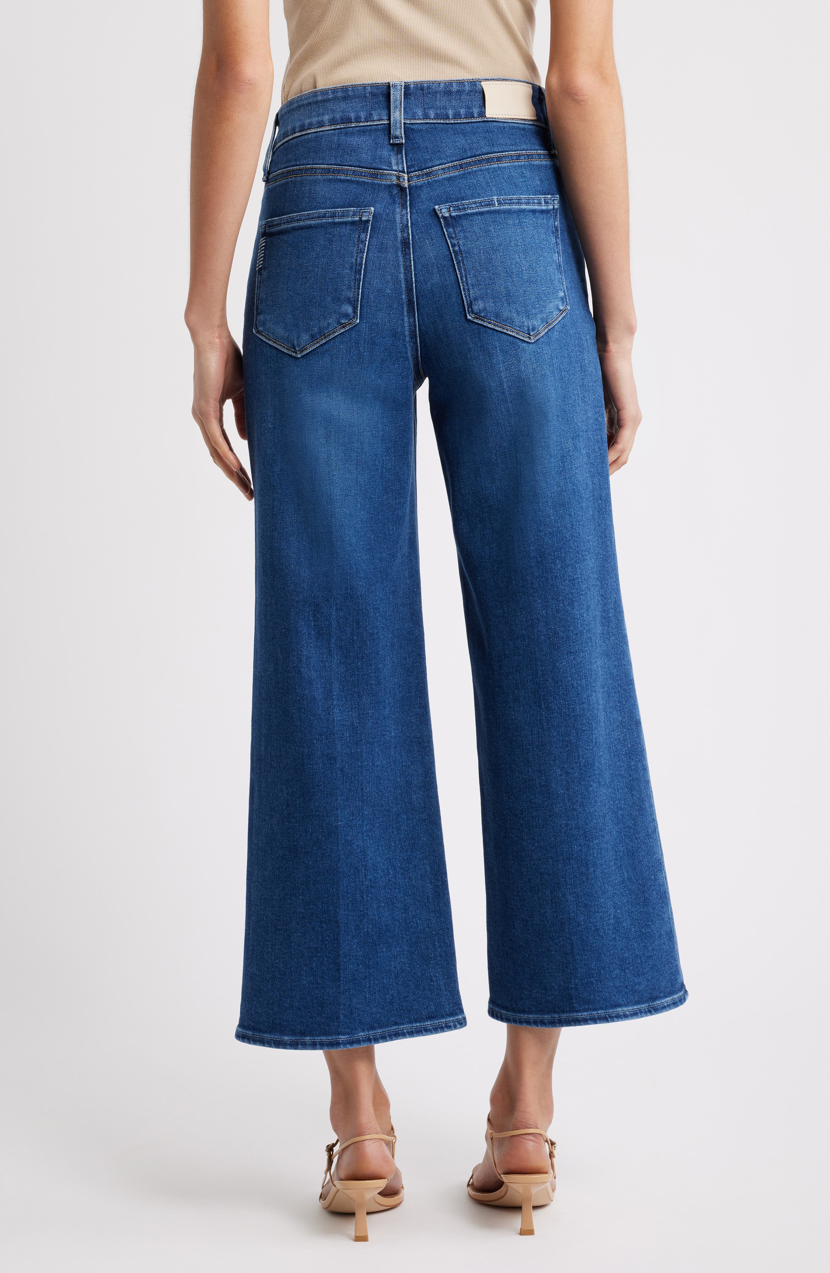 PAIGE Anessa High Waist Wide Leg Jeans (Women) | Nordstromrack