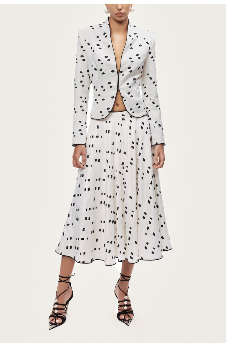 Nocturne Printed Tailored Jacket, Alternate, color, Multi-Colored