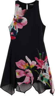 Desigual Floral Print Sleeveless Minidress