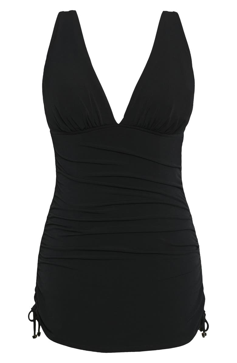 Magicsuit<sup>®</sup> Dani Solid Underwire Tankini Top, Alternate, color, Black