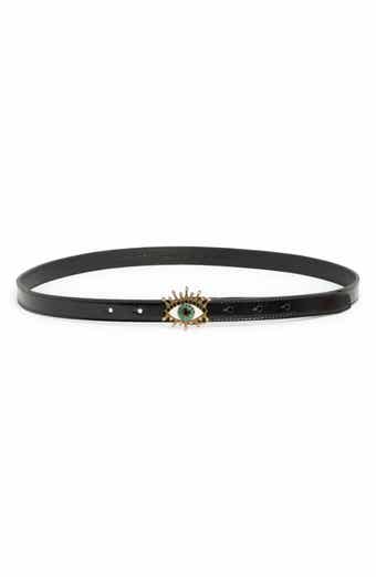 Kurt Geiger London Crinkle Evil Eye Belt