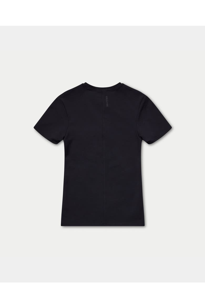 Essential Short Sleeve Fitted T-Shirt, Alternate, color, Black