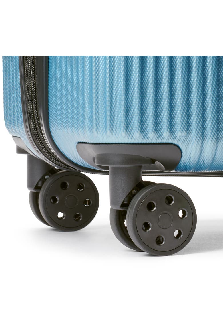 Horizon Upright Suitcase, Alternate, color, Stone Blue