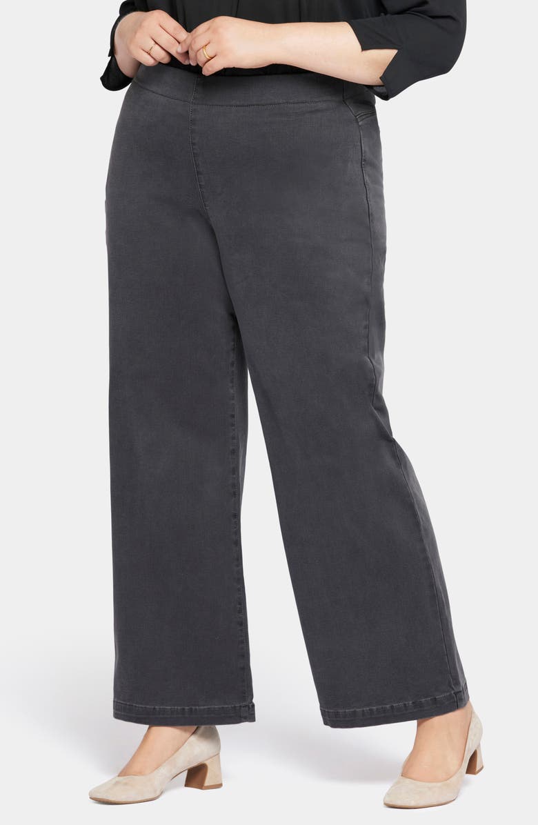 NYDJ Teresa Pull On Wide Leg Jeans, Alternate, color, Sierra