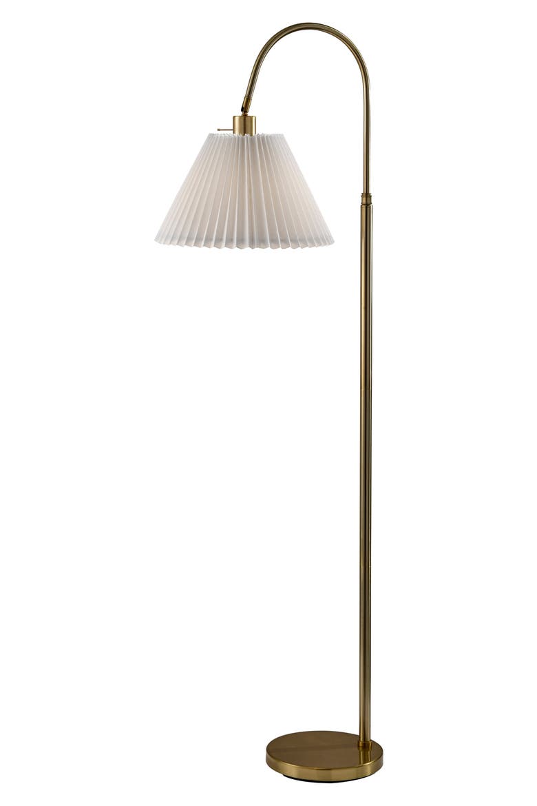 Thalia Floor Lamp, Main, color, ANTIQUE BRASS