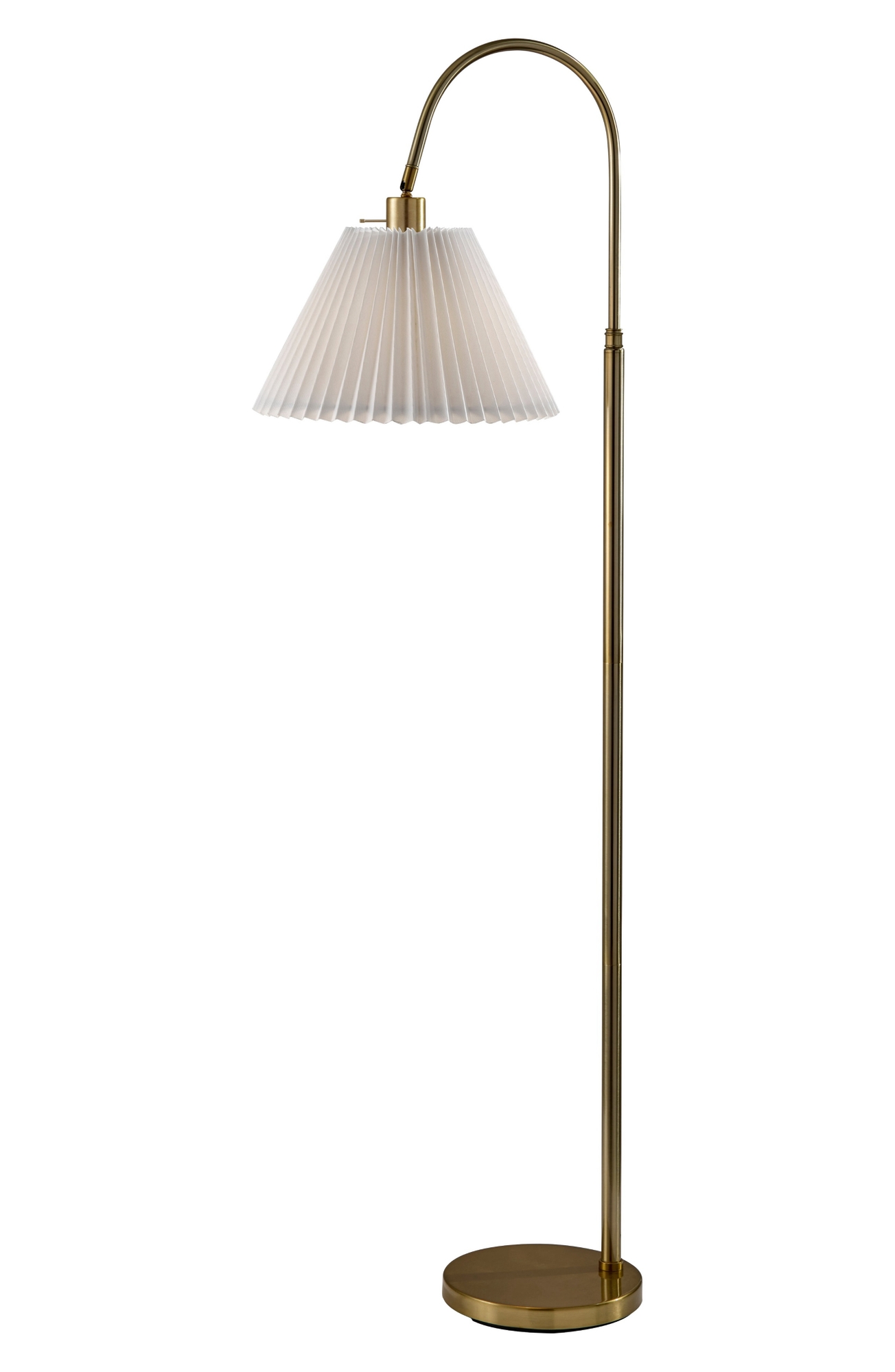 ADESSO LIGHTING Thalia Floor Lamp - Antique Brass
