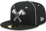 New Era Men's New Era Black Montgomery Biscuits Theme Nights 59FIFTY Fitted Hat