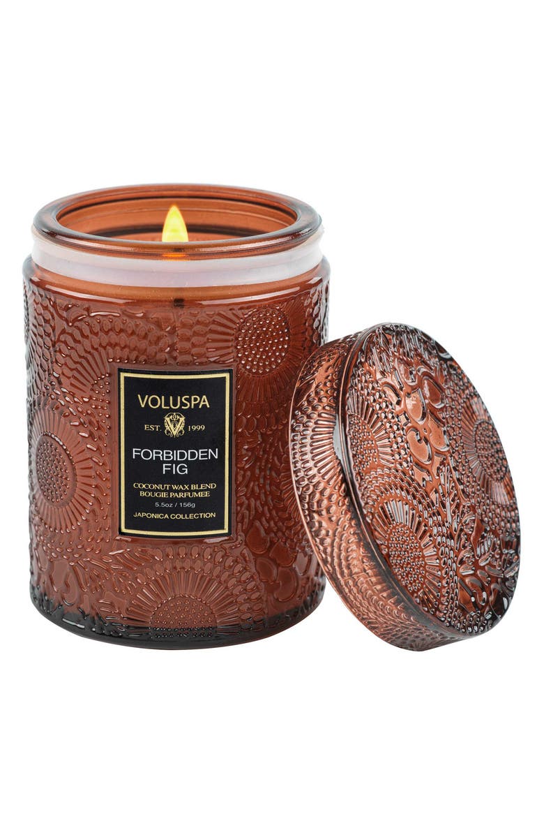 Voluspa Forbidden Fig Small Jar Candle, Alternate, color, Forbidden Fig