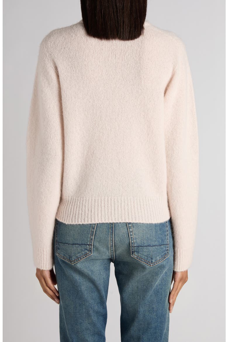 Cashmere & Silk Blend Crewneck Sweater, Alternate, color, PINK BEIGE