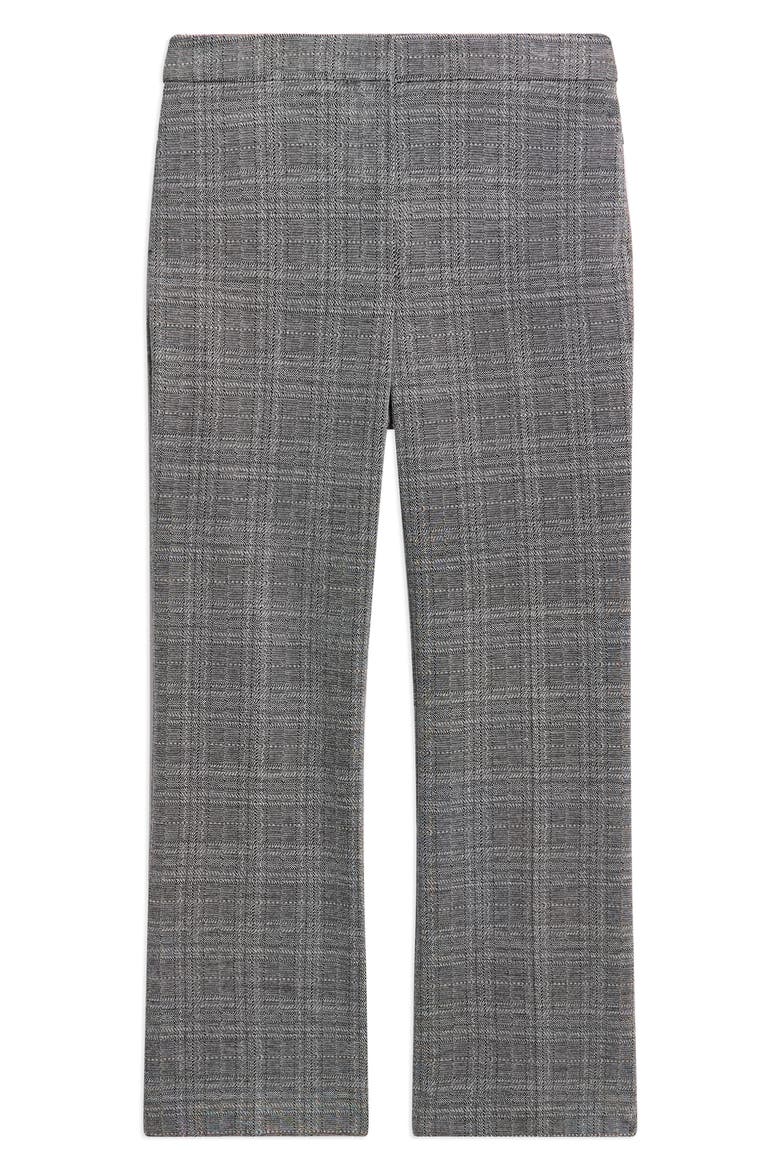 Glen Plaid Ankle Kick Pants, Alternate, color, TAN MULTI