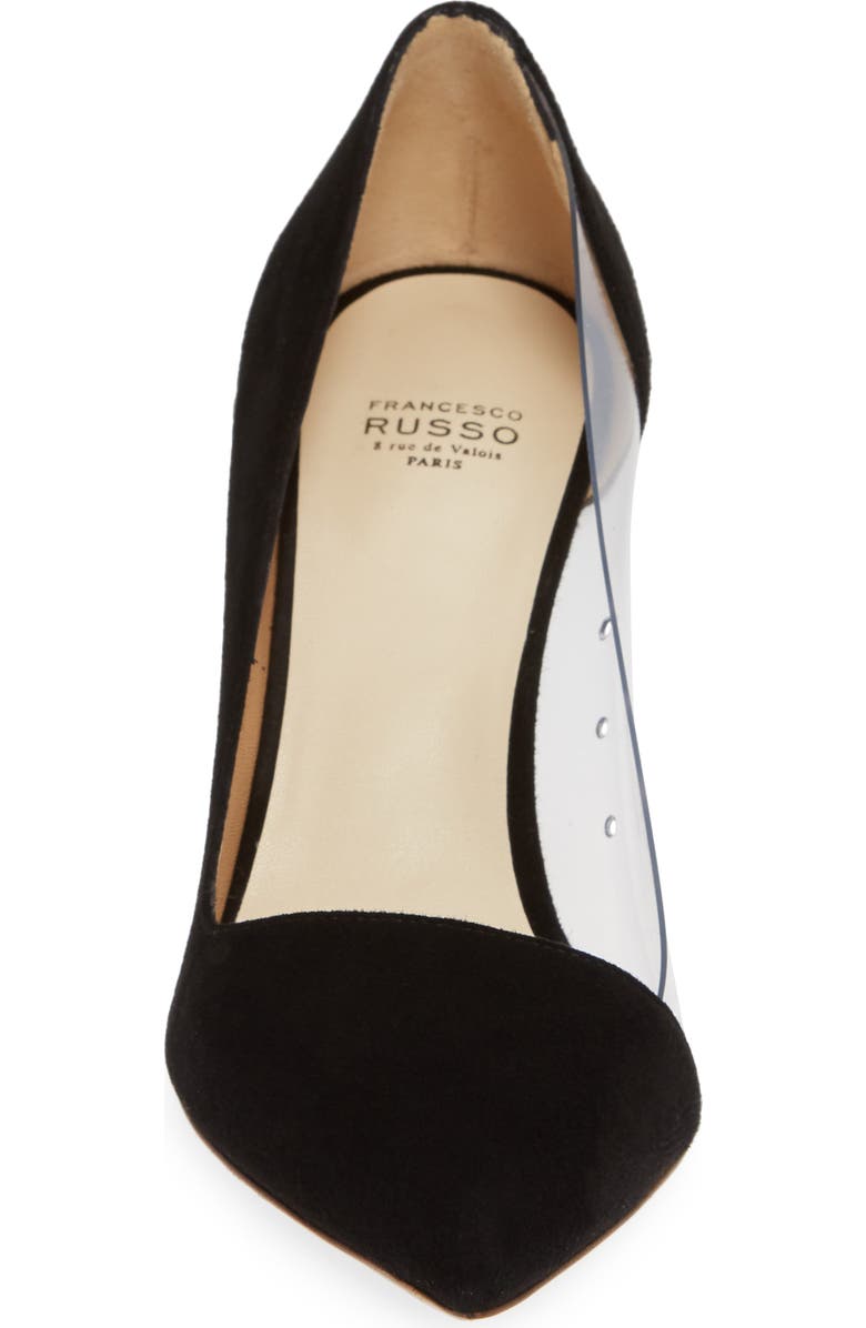 Francesco Russo Clear Inset Pump, Alternate, color,