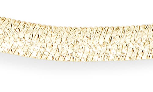 Argento Vivo Diamond Cut Herringbone Chain Bracelet
