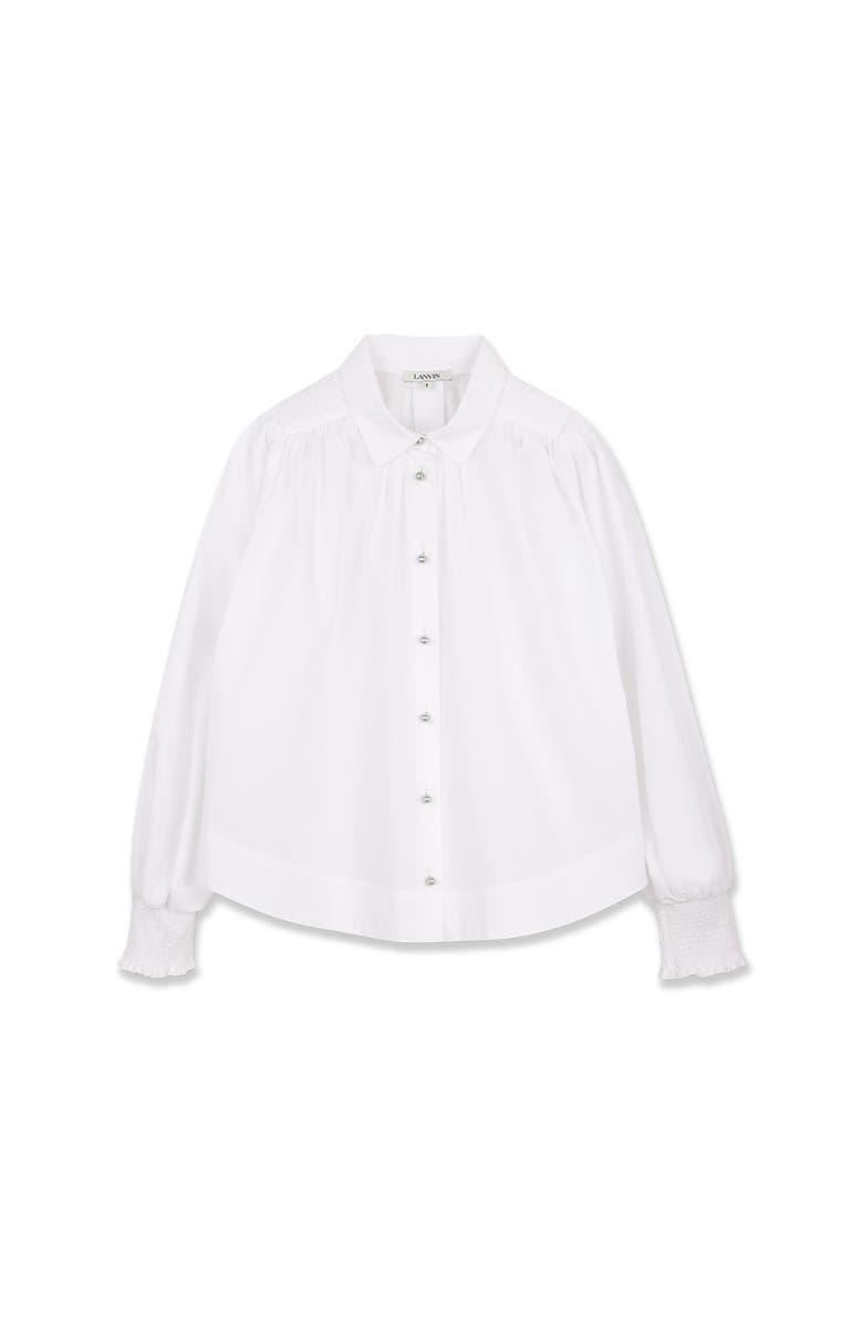 Lanvin Formal Blouse, Main, color, Optic White