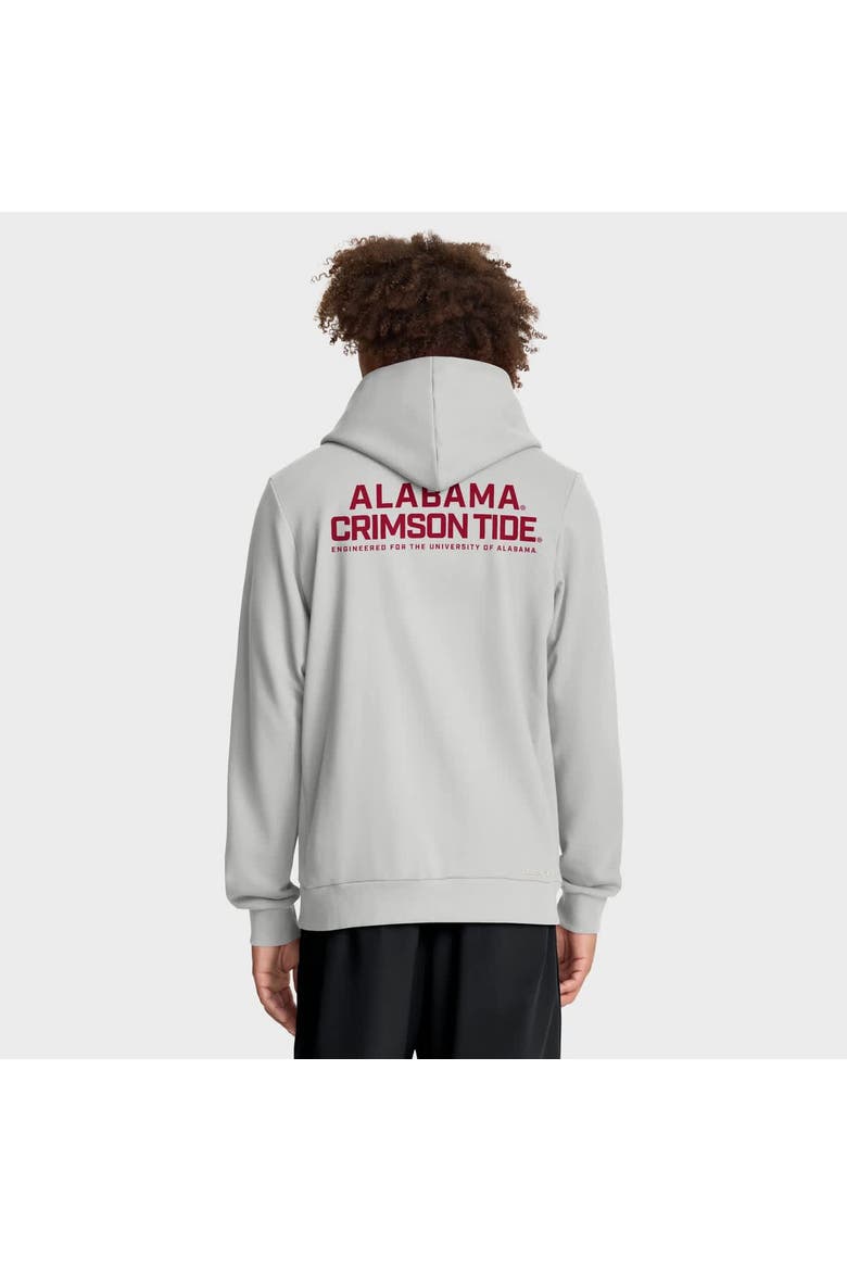 Men's Nike Gray Alabama Crimson Tide 2025 Sideline Standard Issue Dri-FIT Full-Zip Hoodie, Alternate, color, Gray