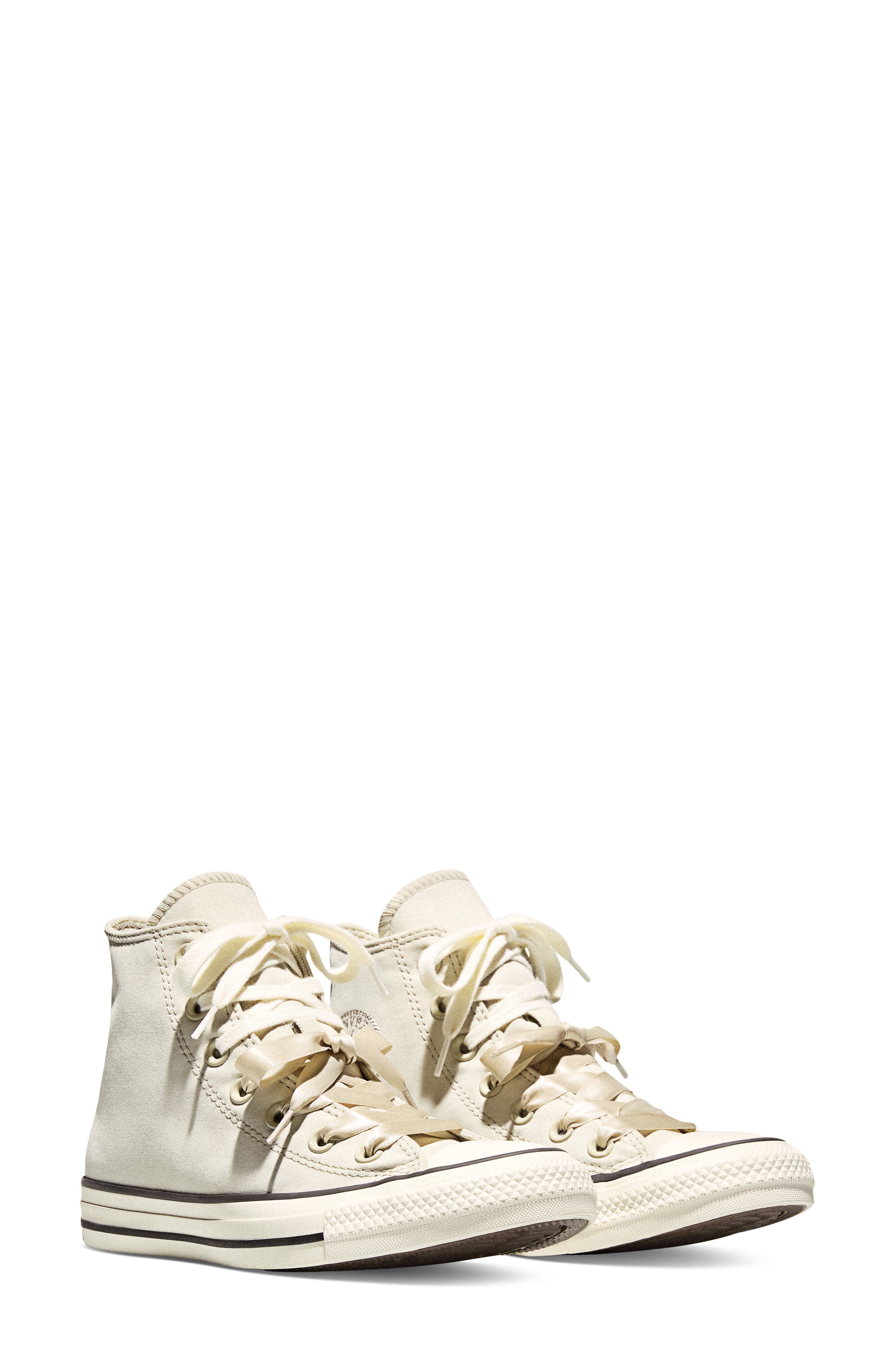 Converse Gender Inclusive Chuck Taylor All Star Peached High Top Sneaker, Alternate, color, Sage Smoke/ Egret/ Black