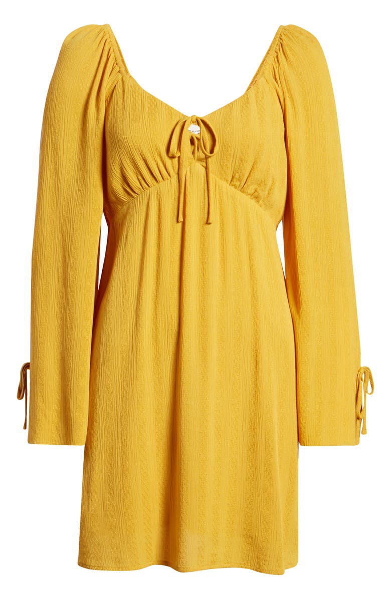 June & Hudson Long Sleeve Minidress, Alternate, color, 