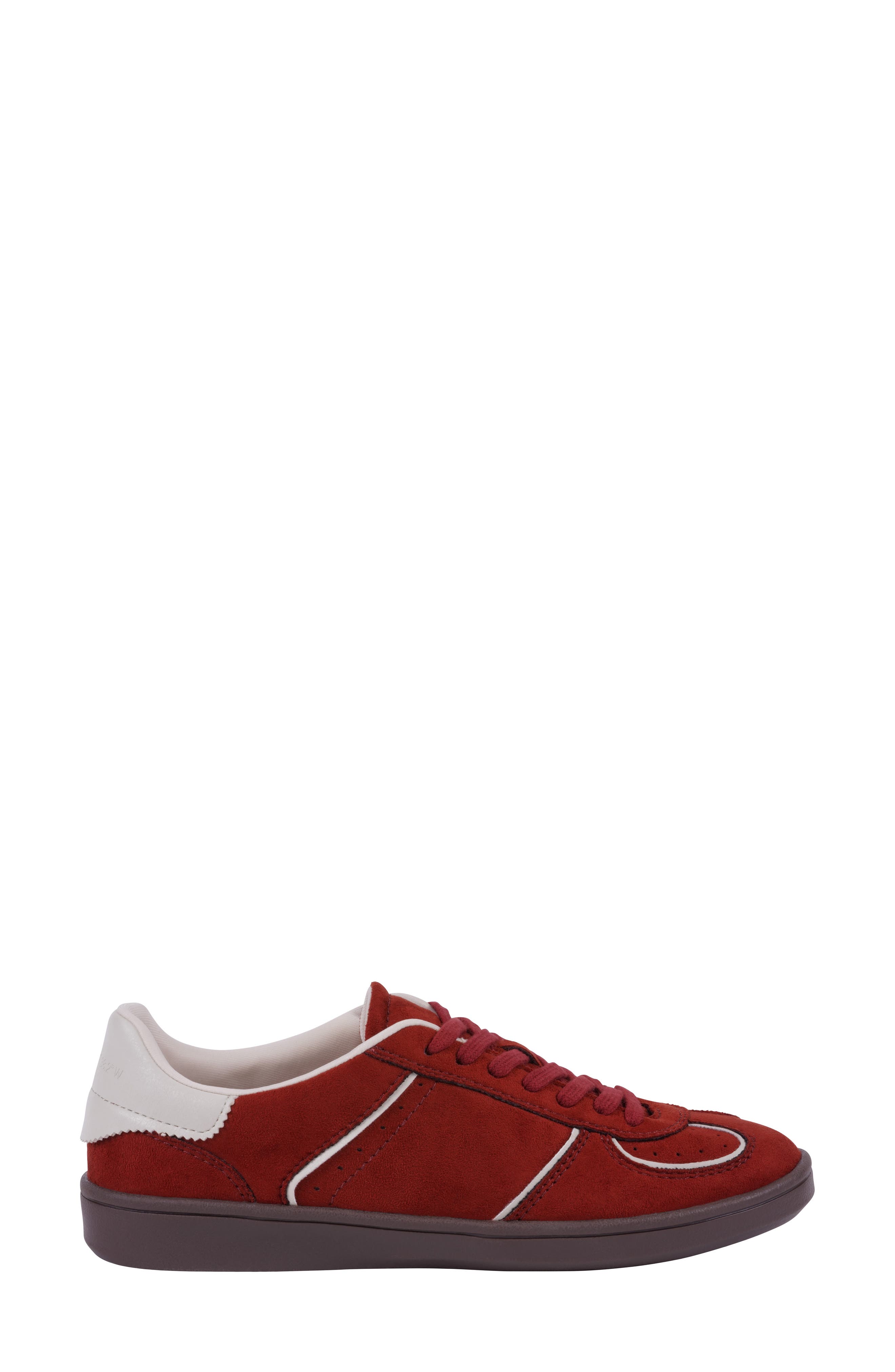 Milan Sneaker, Alternate, color, BURGUNDY