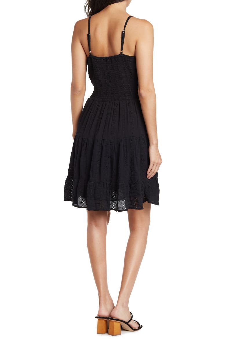 Angie Twist Front Eyelet Dress, Alternate, color, 
