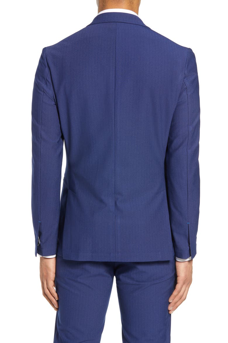 Slim Fit Performance Mesh Sport Coat, Alternate, color, BIRDSEYE BLUE
