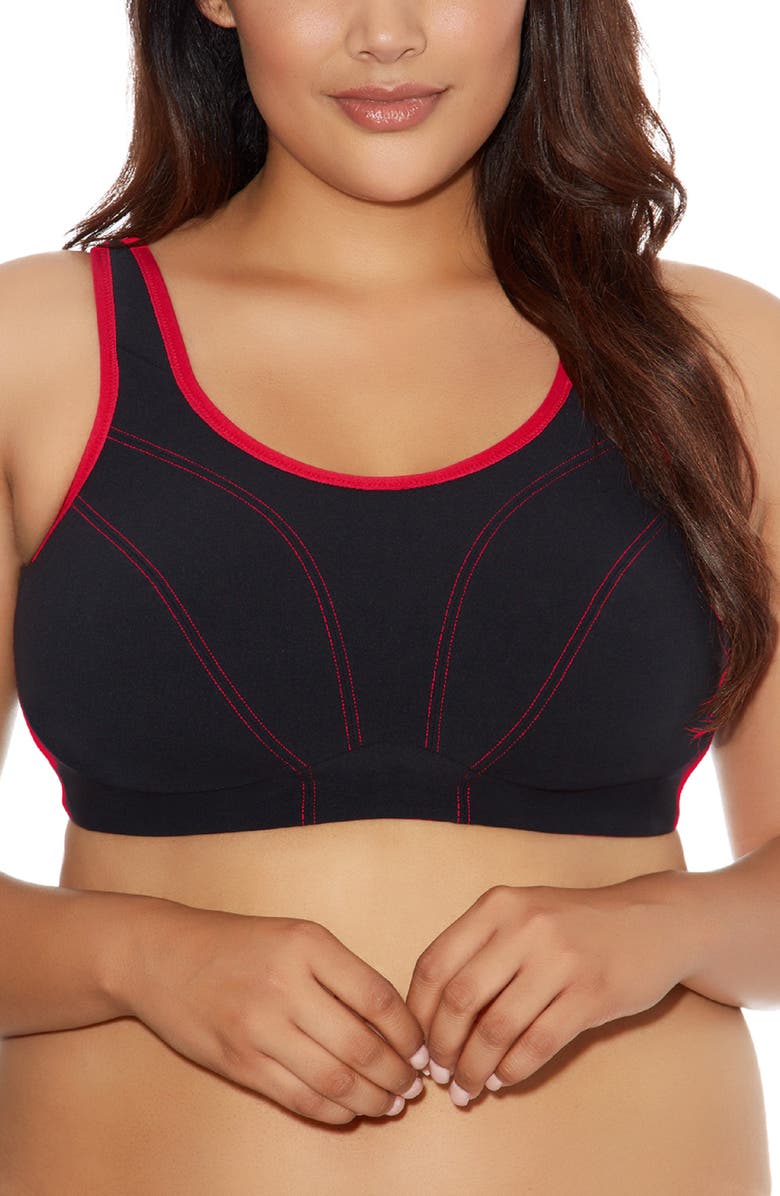 Goddess Soft Cup Full Figure Sports Bra, Main, color, 