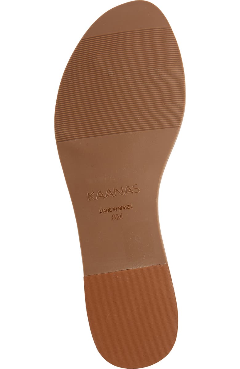 Kaanas Lingam Ankle Tie Flat Sandal, Alternate, color,