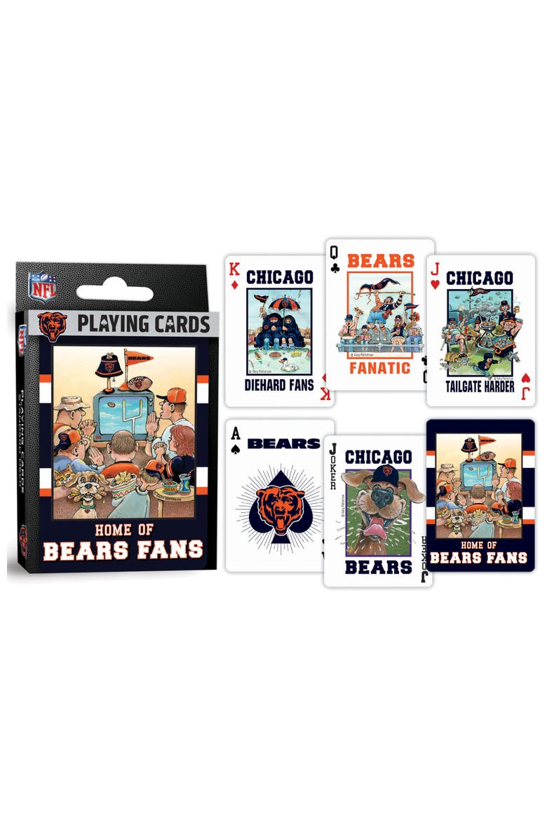 Chicago Bears Fan Deck Playing Cards, Alternate, color, Multicolor