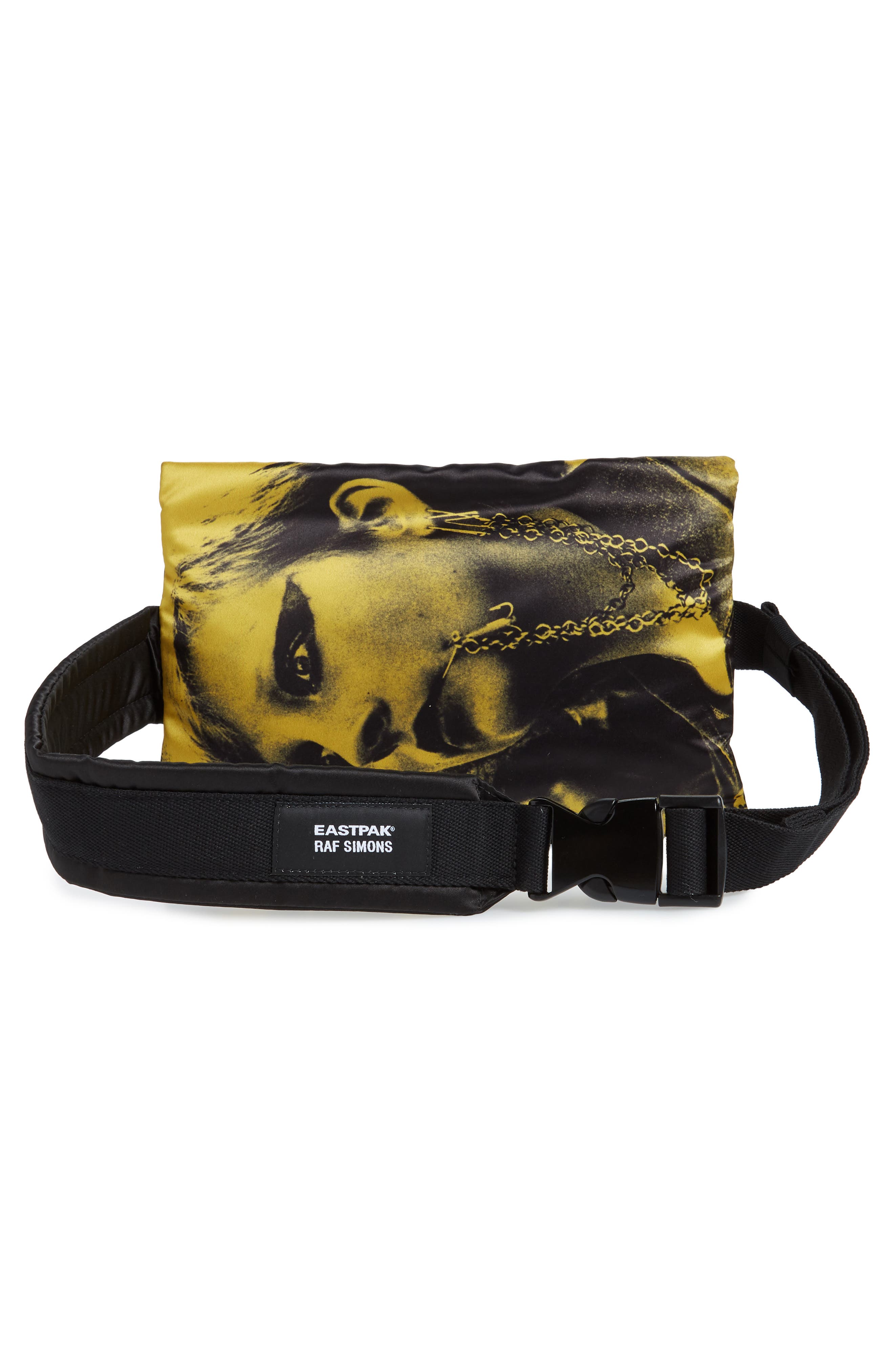 EASTPAK X RAF SIMONS Poster Belt Bag, Alternate, color, 