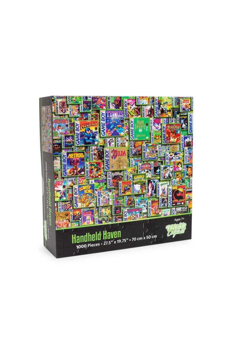 Handheld Haven Retro Games 1000-Piece Jigsaw Puzzle, Main, color, Multi-Color