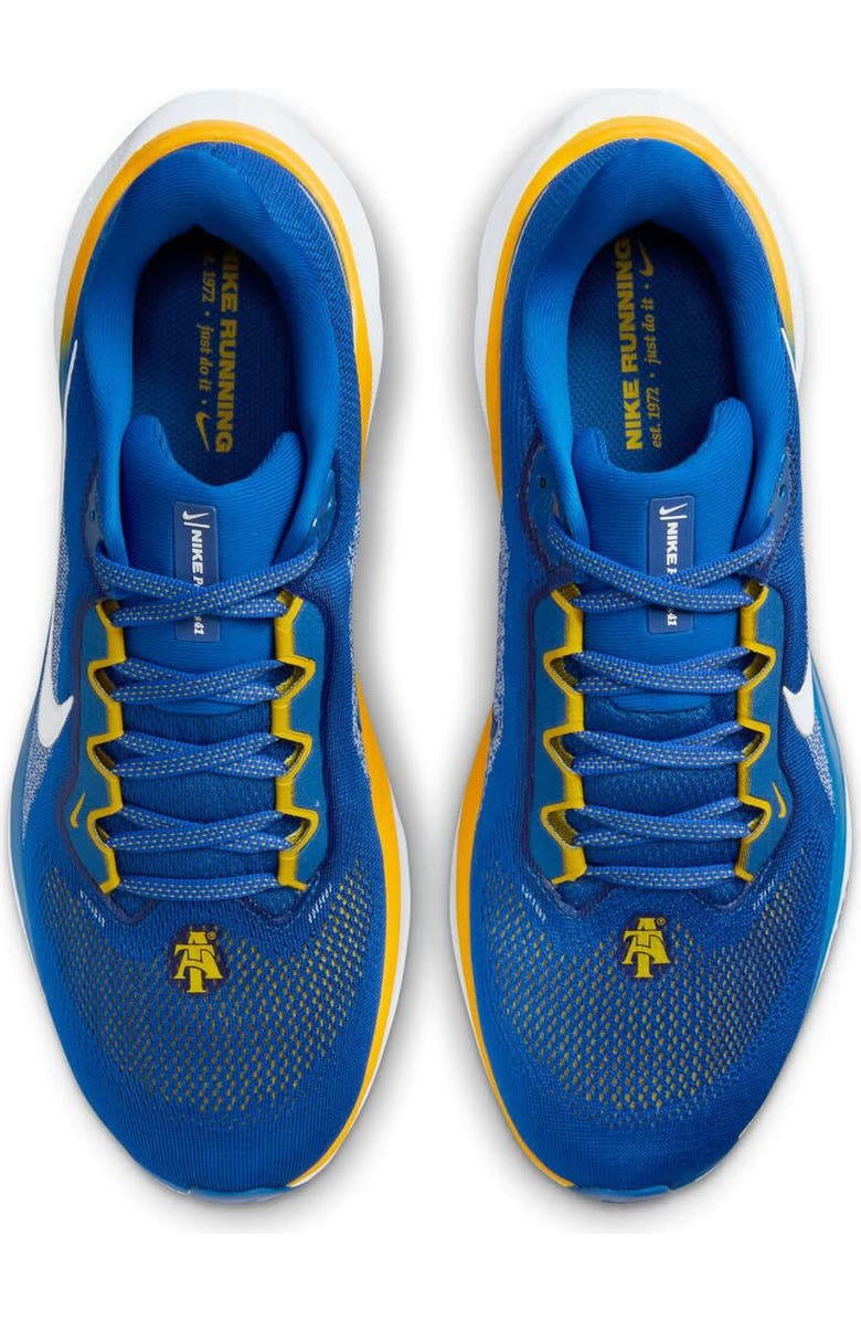 Nike Unisex Nike Royal North Carolina A&T Aggies Zoom Pegasus 41 Running Shoes, Alternate, color, Royal