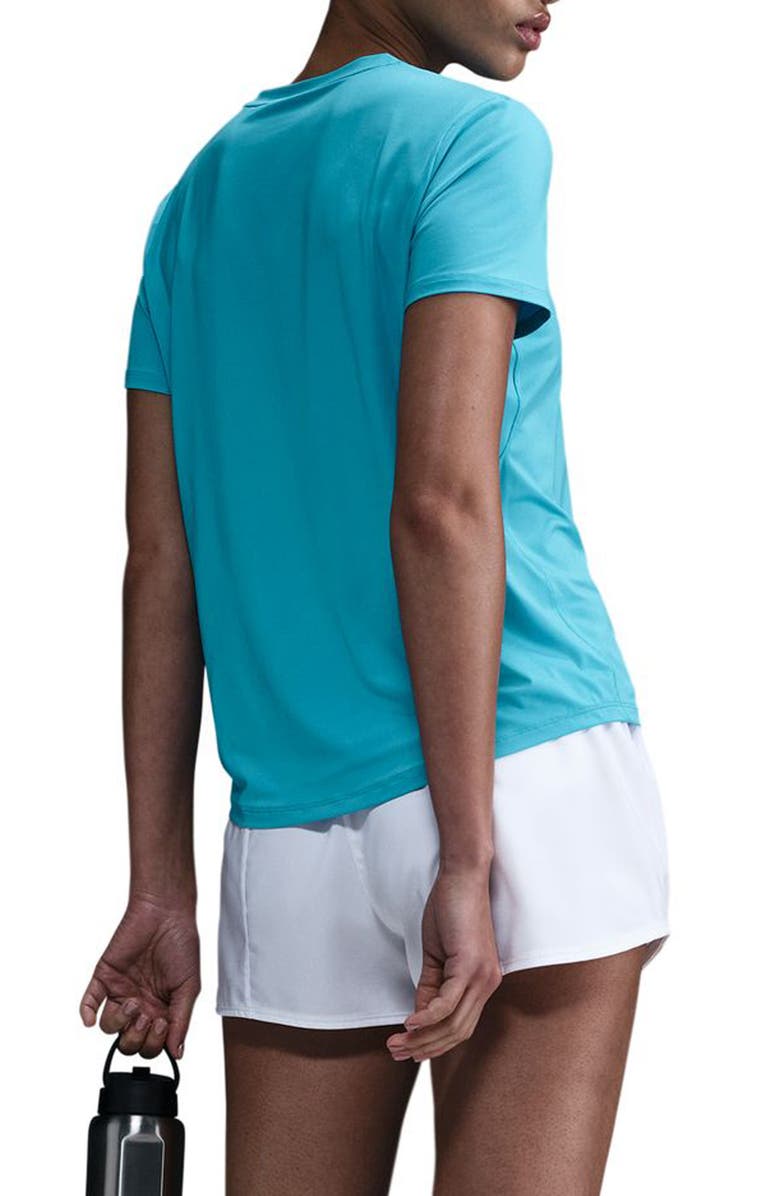 Nike One Classic Dri-FIT Training Top, Alternate, color, Baltic Blue/ Black