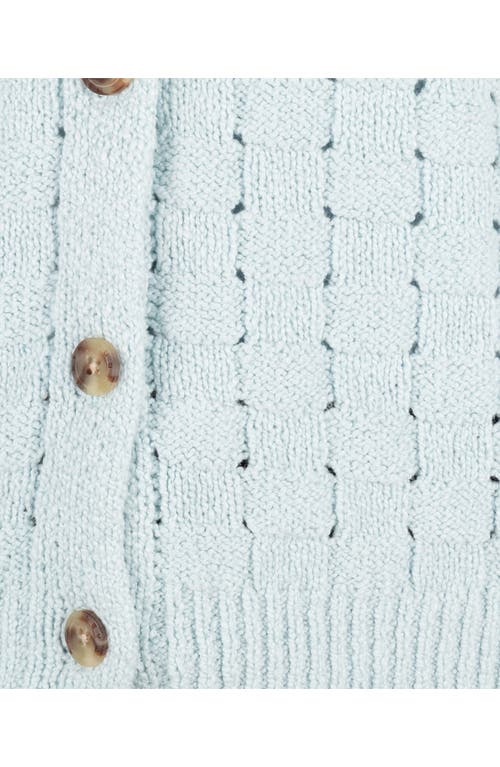 Hurley Pioneer Open Stitch Cardigan In Blue
