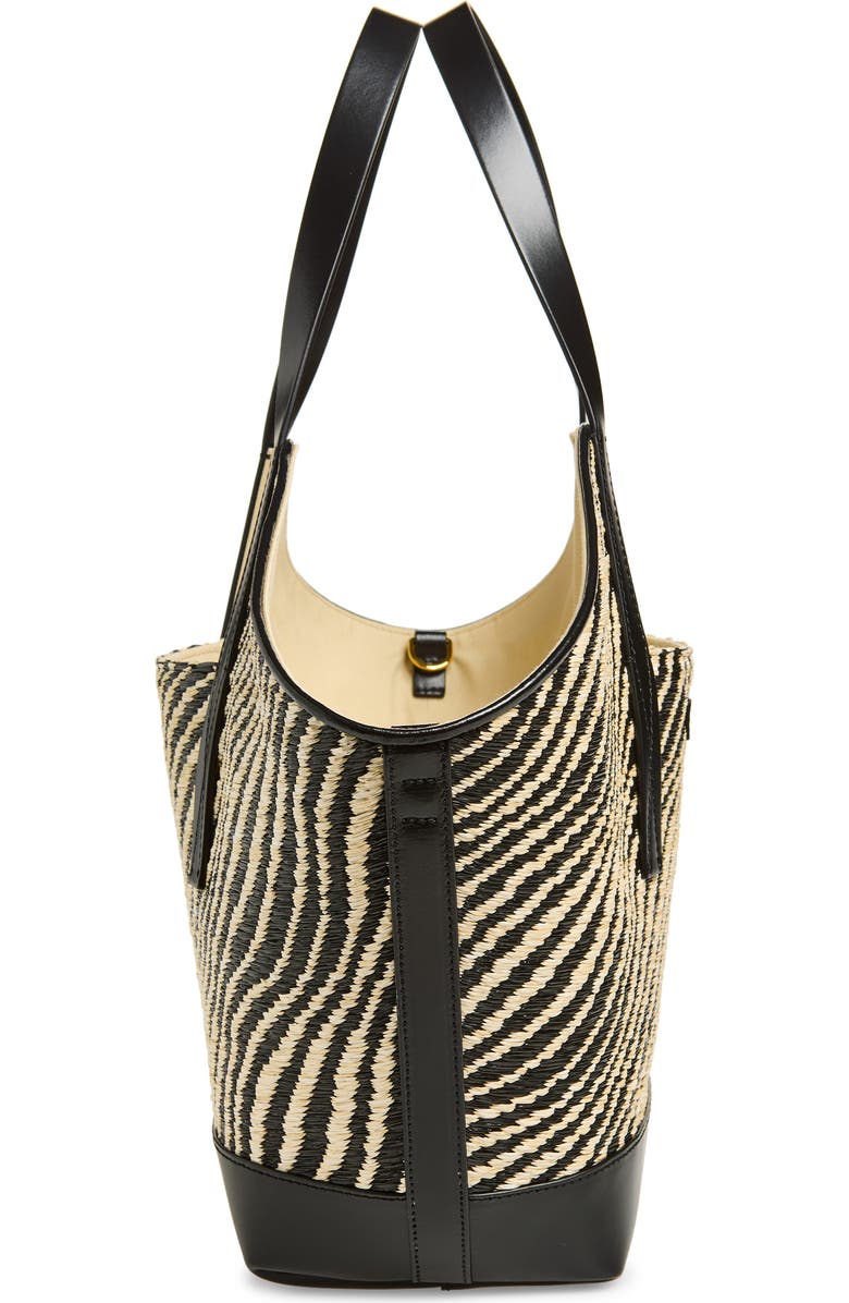 Marni Small Waves Tote, Alternate, color, 00N99 Black