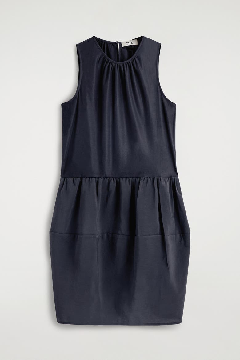 Paneled Mini Dress, Alternate, color, NAVY