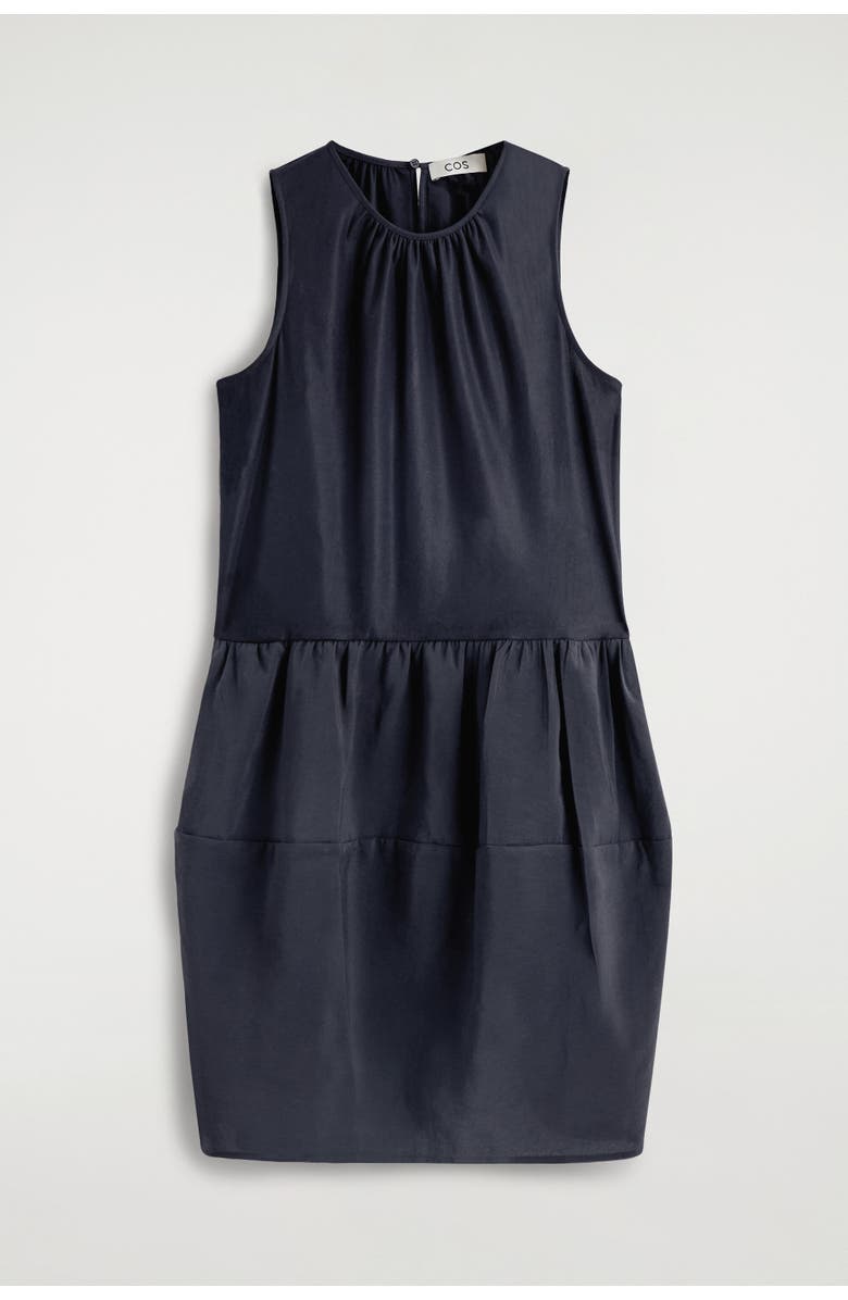 COS Panelled Mini Dress, Alternate, color, Navy