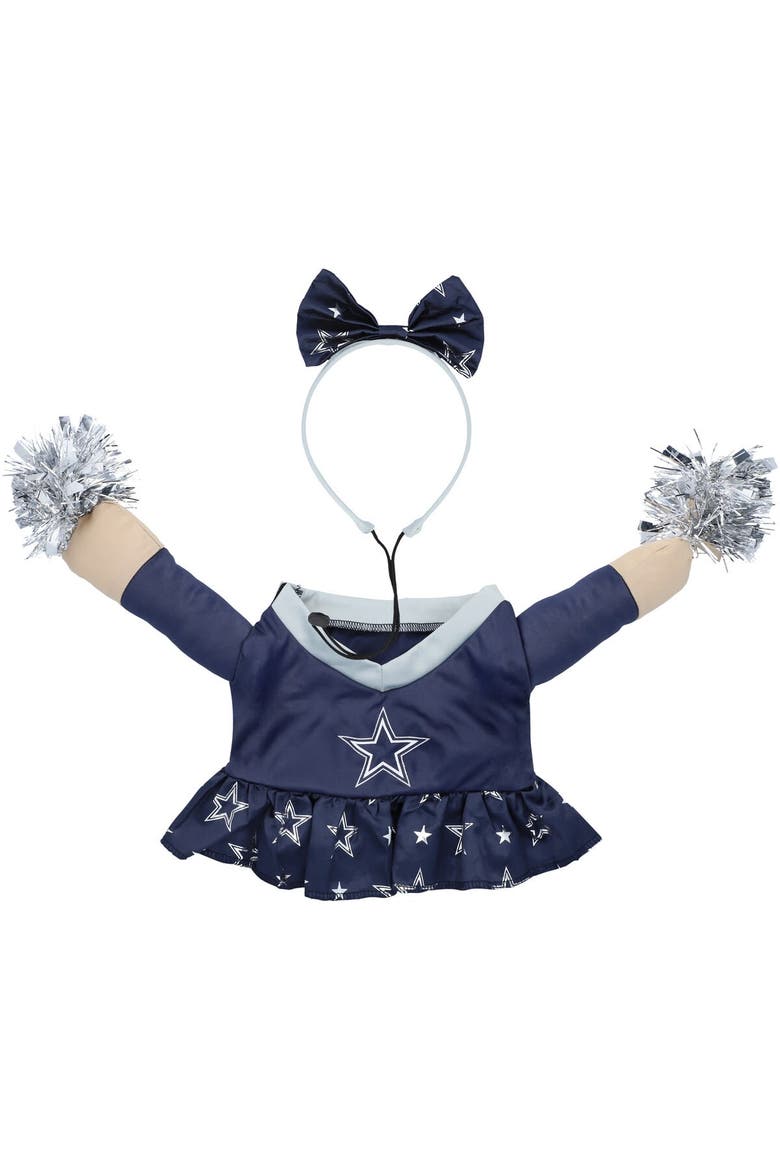 Dallas Cowboys Cheer Dog Costume, Main, color, Blue