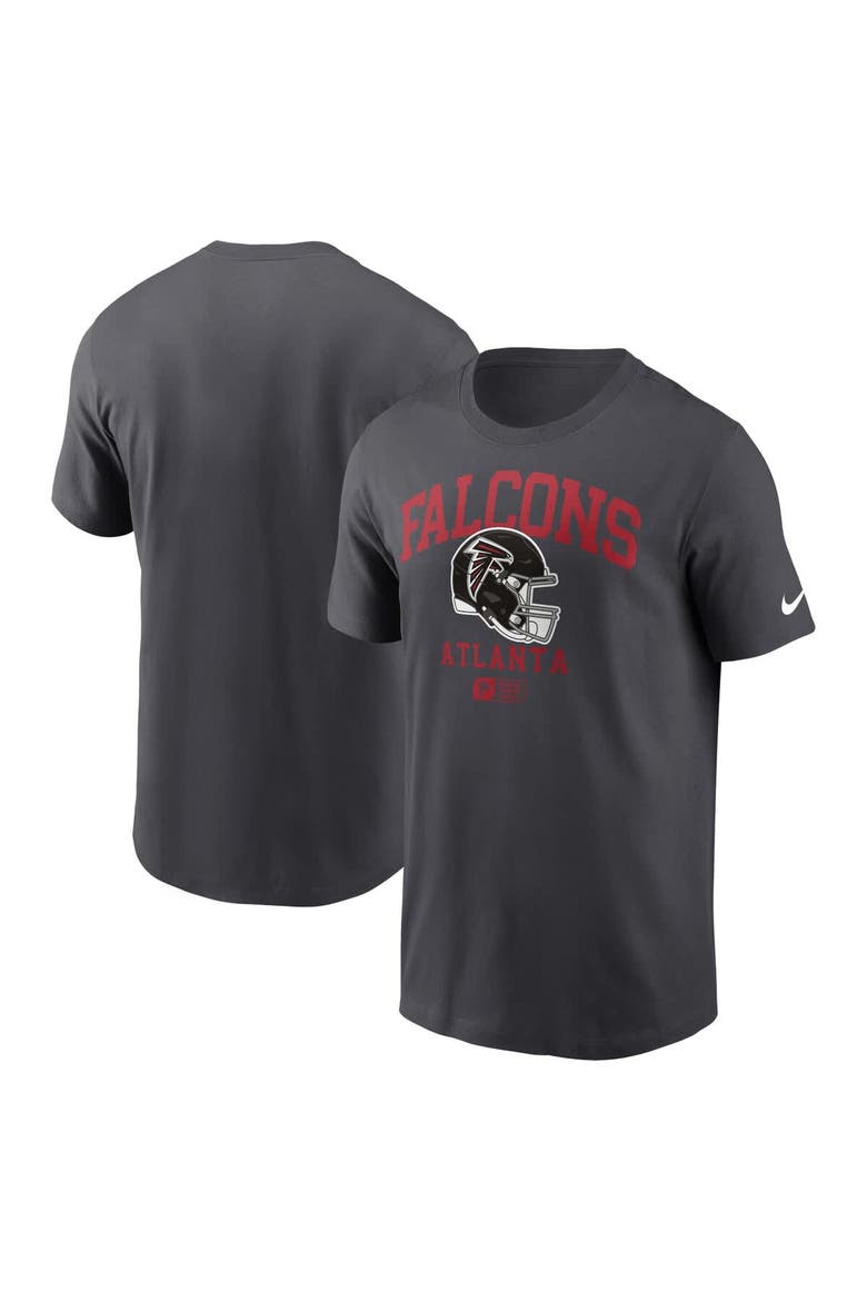 Men's Nike Anthracite Atlanta Falcons Helmet Essential T-Shirt, Alternate, color, Anthracite