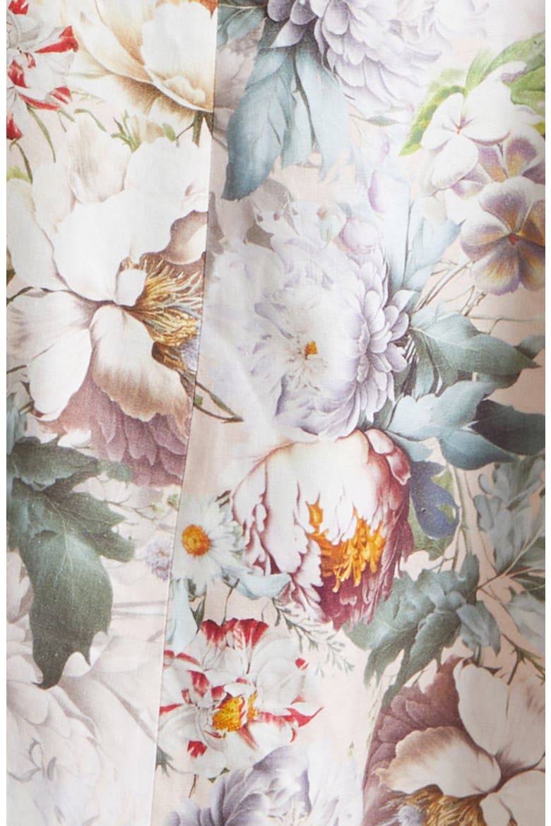 Floral Print Sleeveless Maxi Dress, Alternate, color, SWEET PEONY