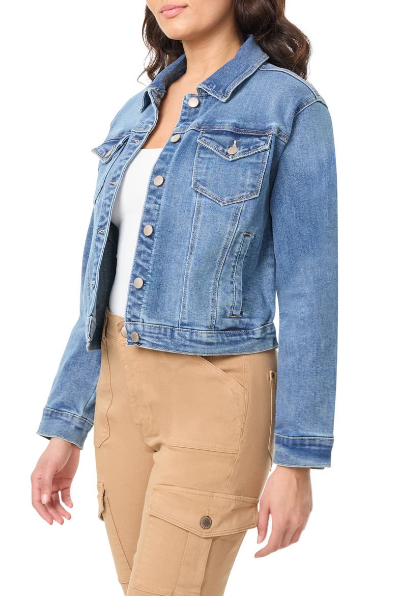 Essential Denim Jacket, Alternate, color, CAPRI