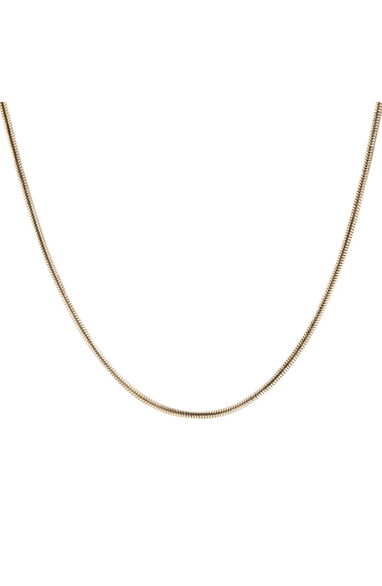 Alex and Ani Round Herringbone Layering Necklace, Main, color, 
