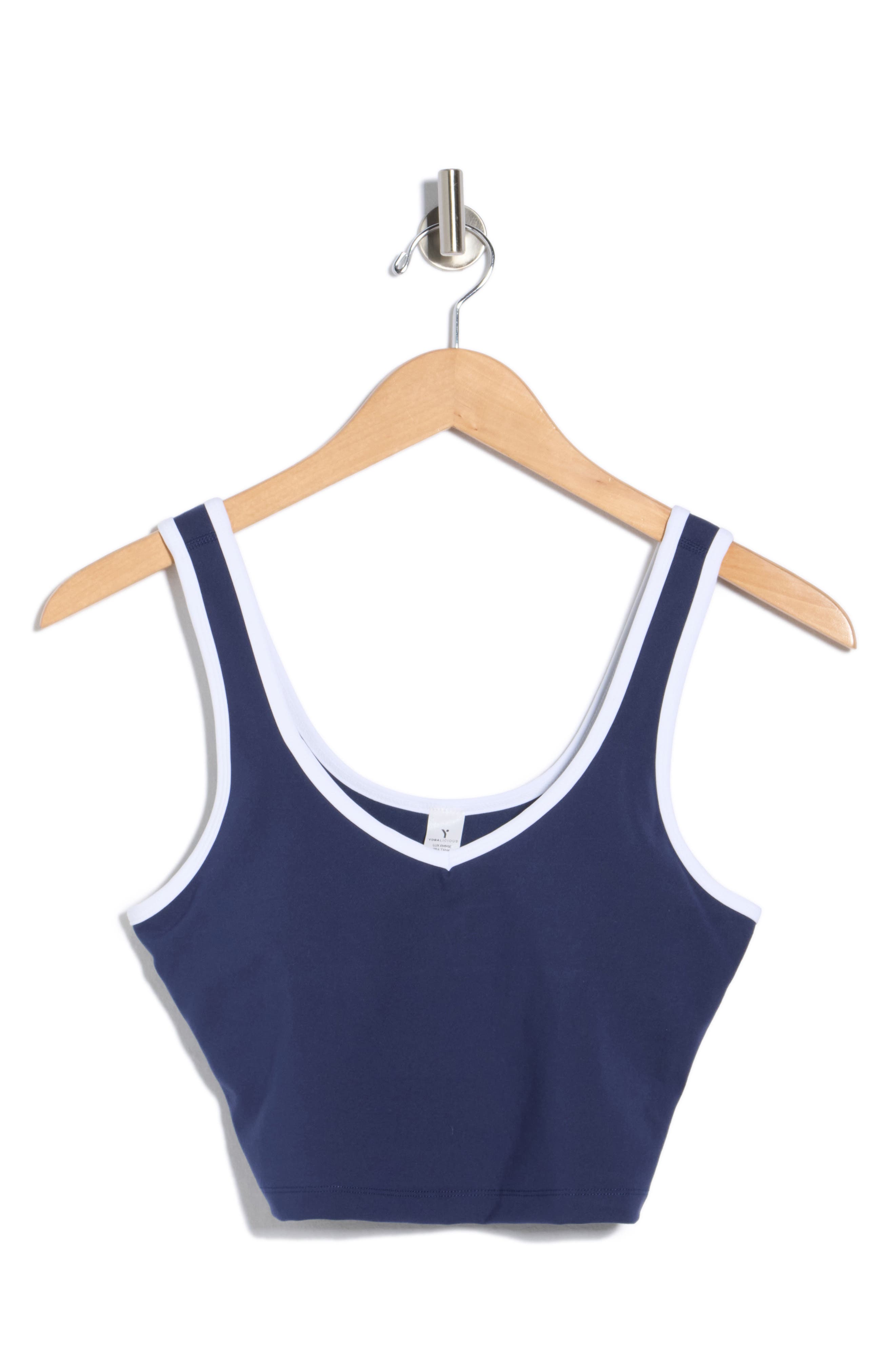 YOGALICIOUS Emmy Double Jersey Crop Tank