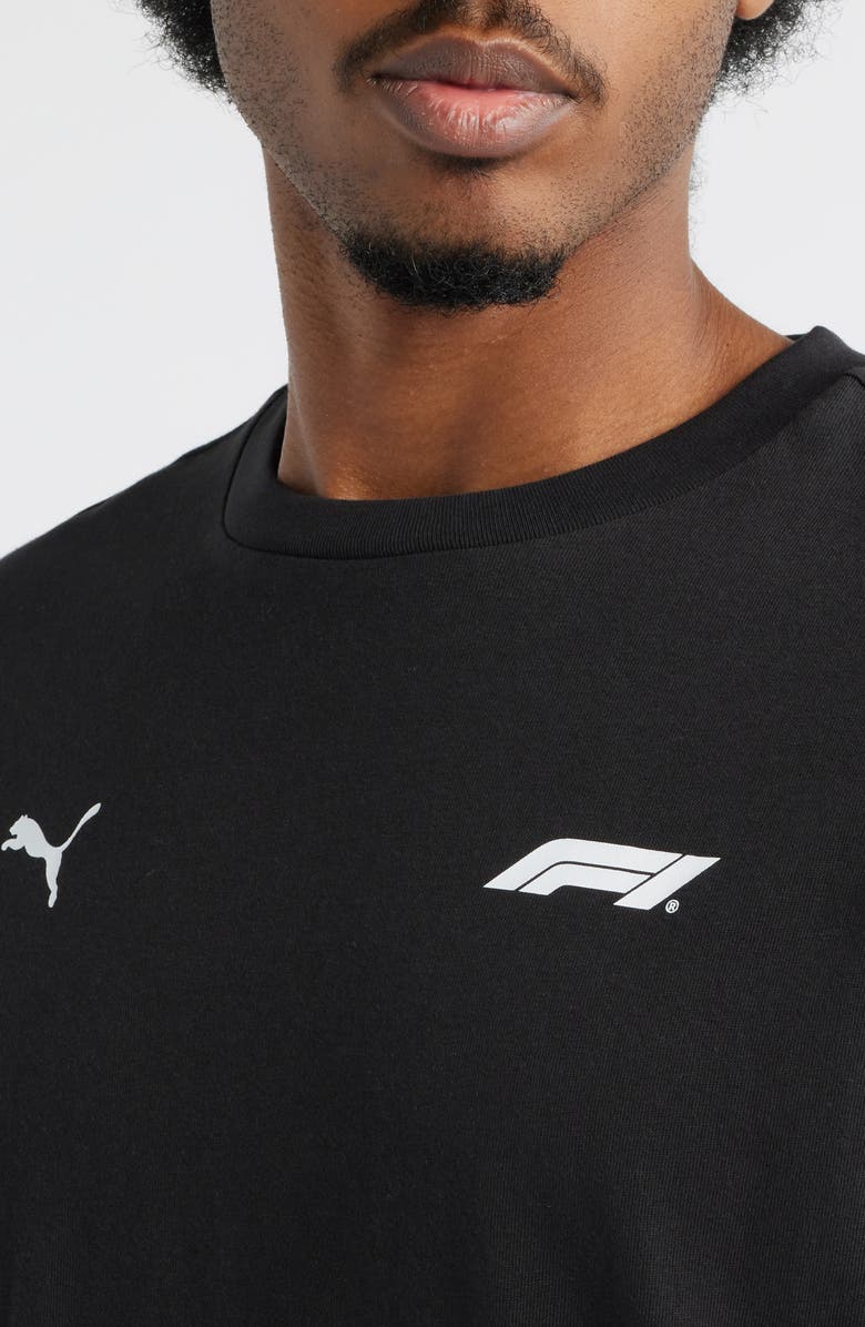 PUMA Formula 1<sup>®</sup> Logo Graphic T-Shirt, Alternate, color, Puma Black