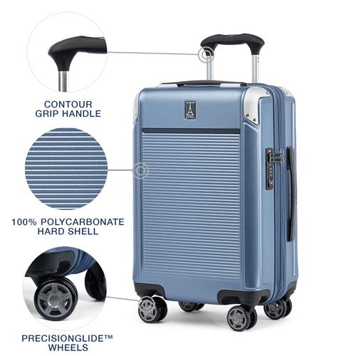 Travelpro Platinum Elite Hardside Expandable Carry-on 21-inch Spinner In Dark Sky Blue