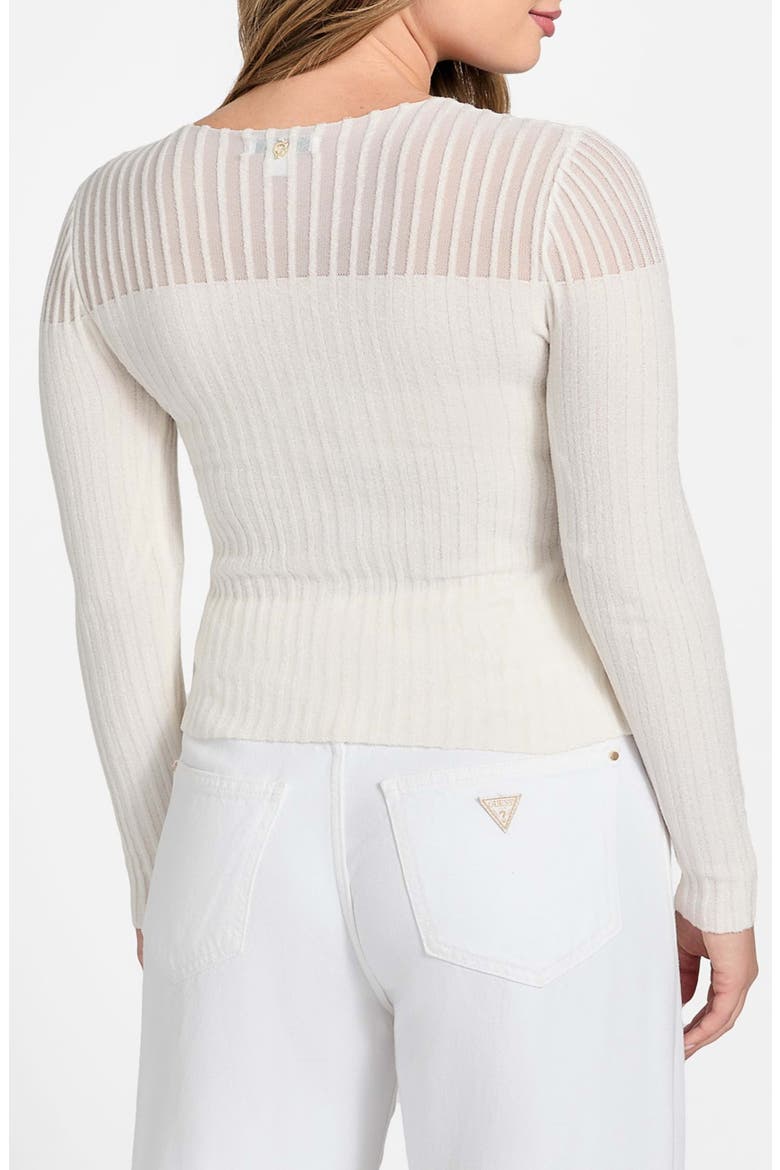 Rowena Rib Chenille Sweater, Alternate, color, NATURAL