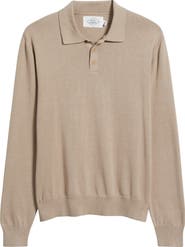 ALEX CRANE Feather Organic Cotton Polo Sweater
