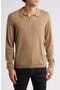 Enord Long Sleeve Wool Polo Sweater