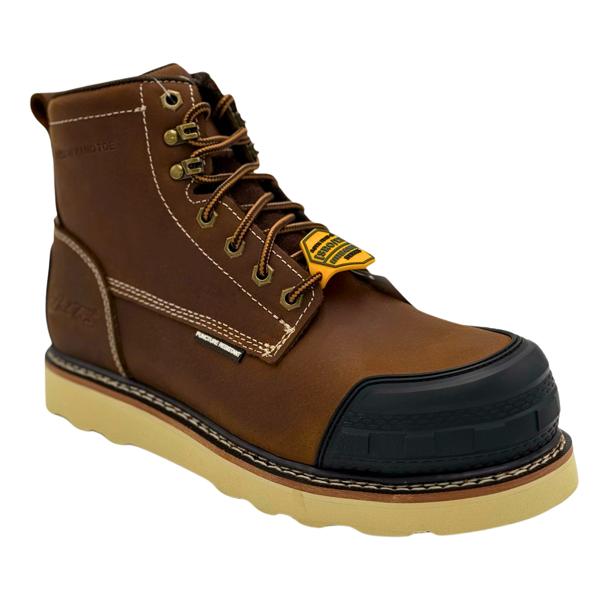 Guardian 6" Comp Toe Guard Work Boot, Main, color, Crazy Horse