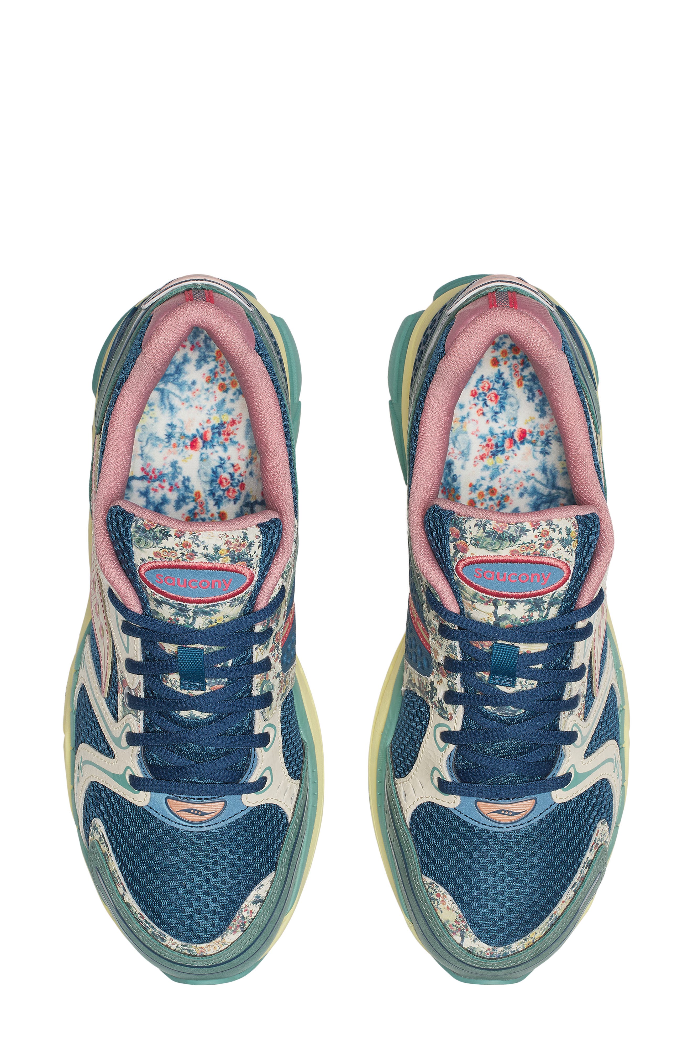 Saucony ProGrid Triumph 4 Sneaker, Alternate, color, Blue/ Beige