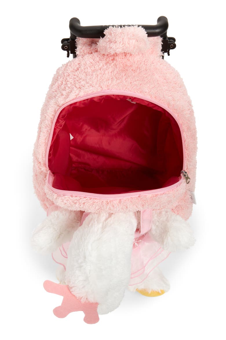 Ballet Swan Trolley Backpack, Alternate, color, PINK