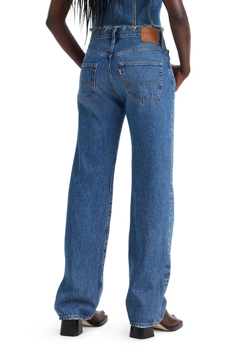 501® '90s Straight Leg Jeans, Alternate, color, NOT MY NEWS CHANNEL