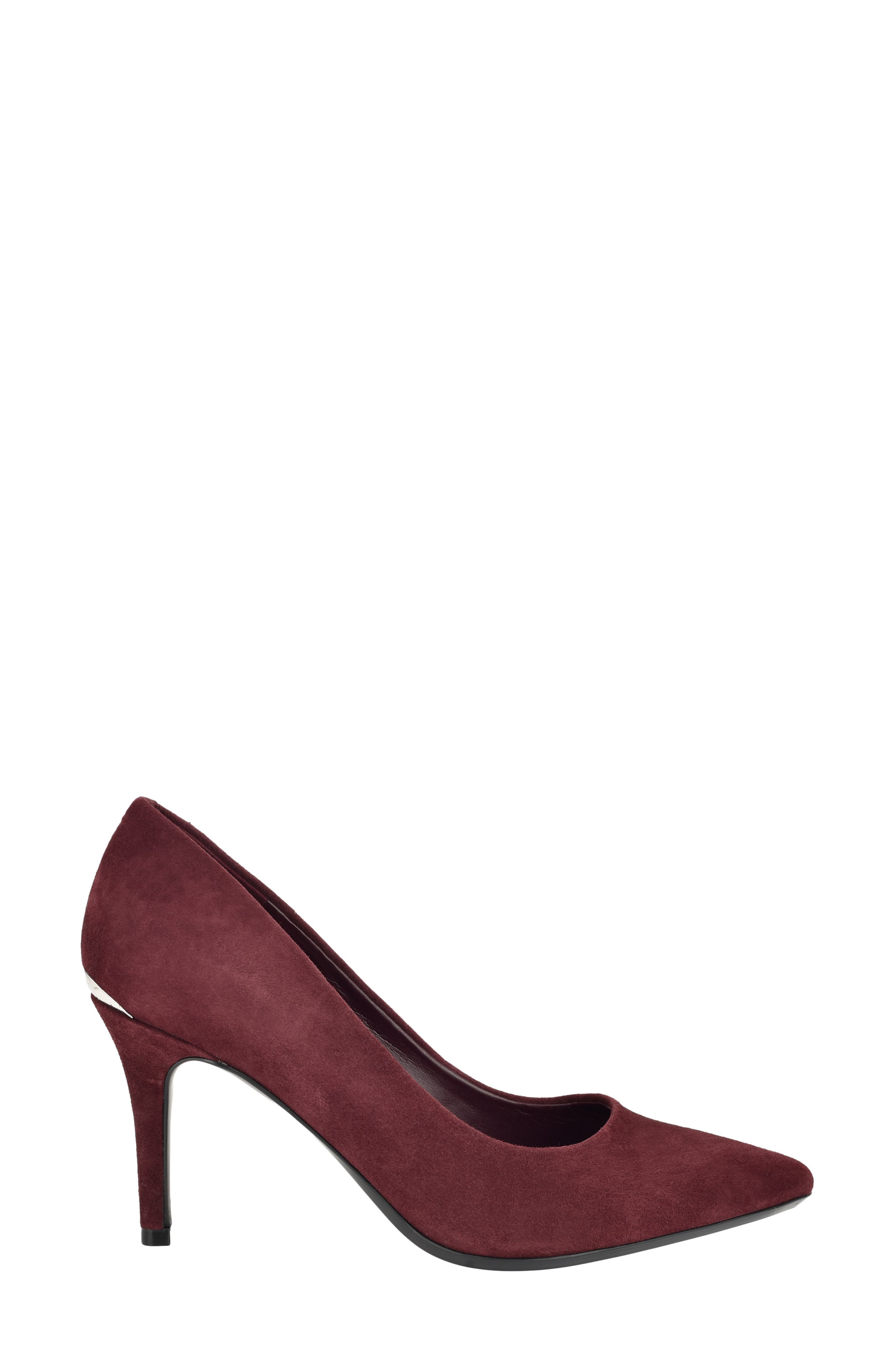 Gayle Pump, Alternate, color, DARK RED